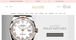 Desktop Screenshot of mannsjewelers.com