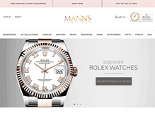 Tablet Screenshot of mannsjewelers.com